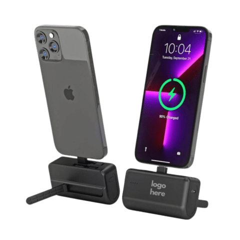 1. Main Custom Printed CAPSULE Mini Powerbank with Inbuilt Cable Type C Merchlist Add Your Design or Logo to Powerbank Chargers