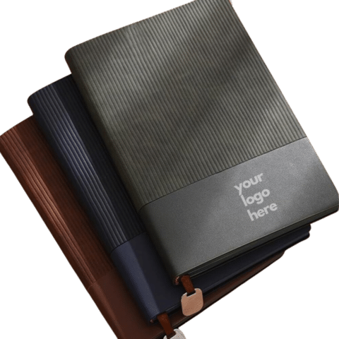 1. Main Custom Printed ElitePlanner A5 Office Notebook Merchlist Add Your Design or Logo to Custom ElitePlanner A5 Notebook