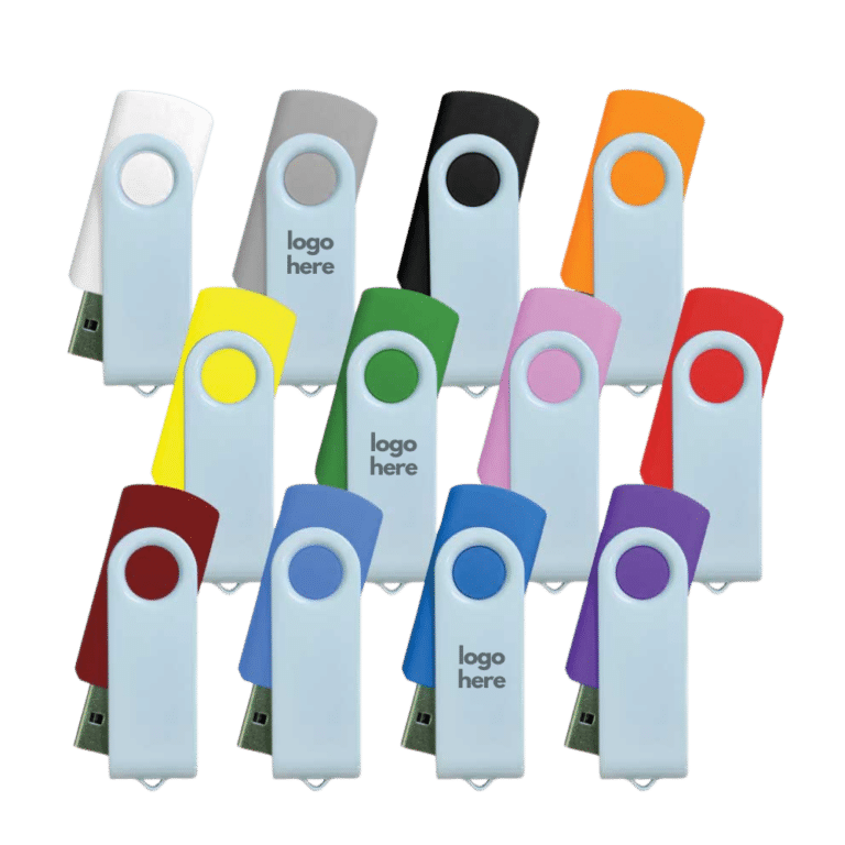 Custom Printed Swivel USB Flash Drive - Add Your Logo - Merchlist
