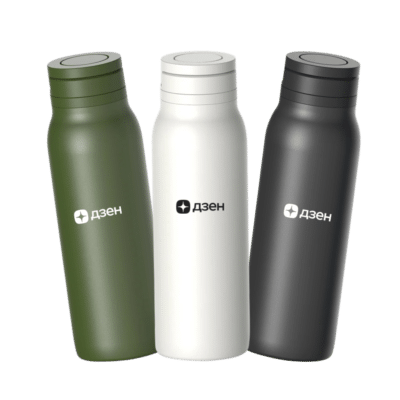 1.0 Main Custom TriPod Water Bottle Add Your Design or Logo to Custom TriPod Water Bottle