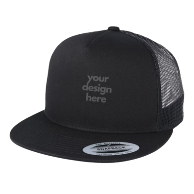 1. Main Custom Printed Yupoong Snapback Trucket Hat Merchlist Add Your Design or Logo to Yupoong Snapback Hat