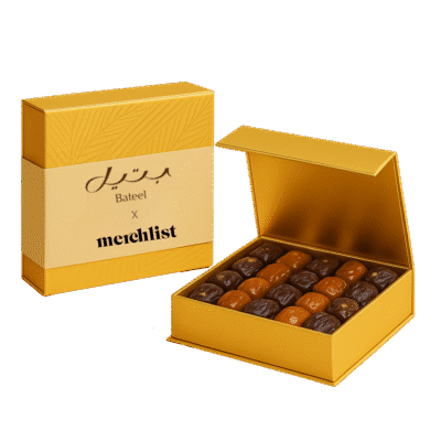 1.0 Main Custom Printed Bateel Dates Gift Box Add Your Design or Logo to Custom Bateel Dates Gift Box