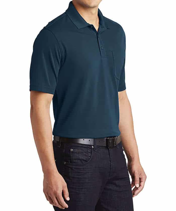 Custom Corporate Polo Shirt with Pocket Merchlist Add Your Design or Logo to Corporate Office Polo with Pocket for Company Logo 6