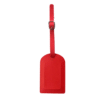 Custom Printed Leather Luggage Tag Merchlist Add Your Design or Logo to Custom Leather Luggage Tag Add Your Name_Red