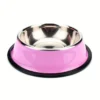 Custom Printed Pet Food Bowl Merchlist Add Your Pet Name to Custom Food Bowls_Pink