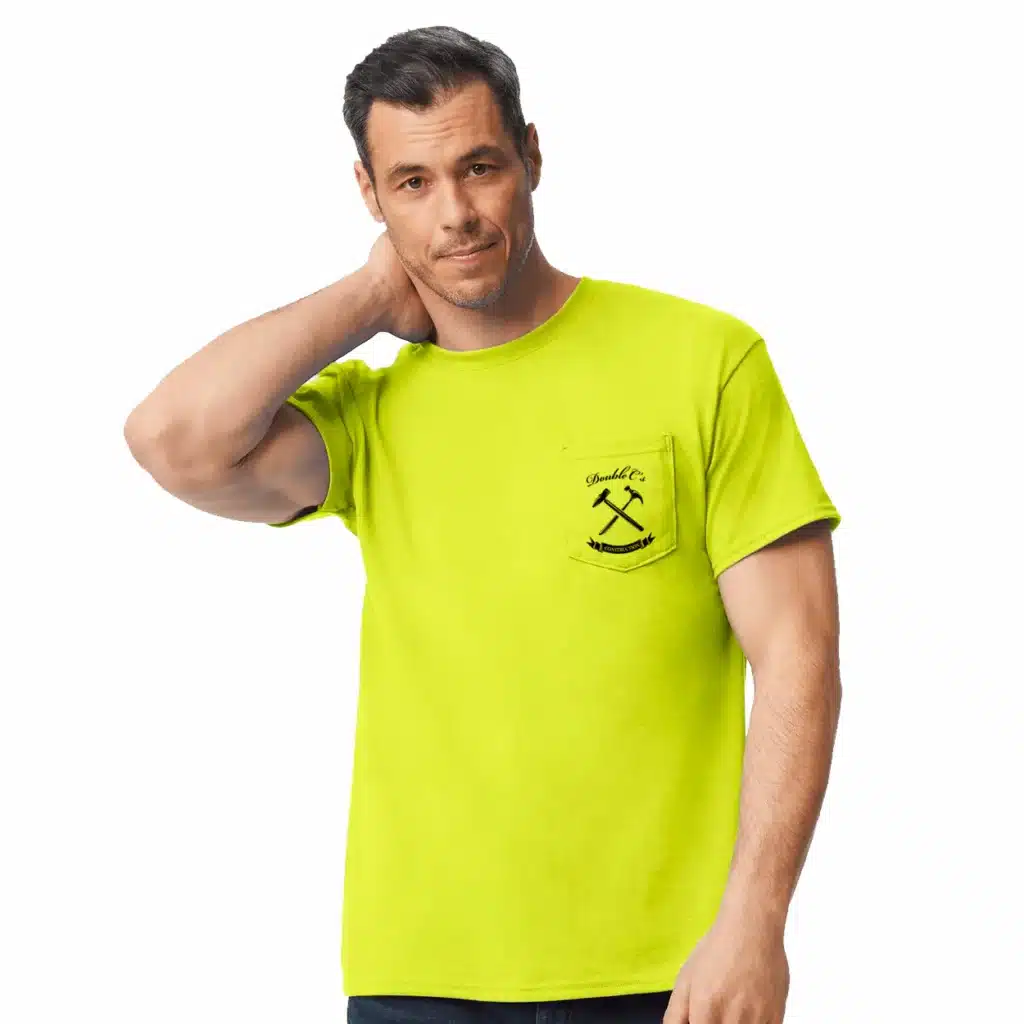 Custom Printed Pocket Tshirt with Logo Merchlist Add Your Design to Personlized Pocket Tshirts 4