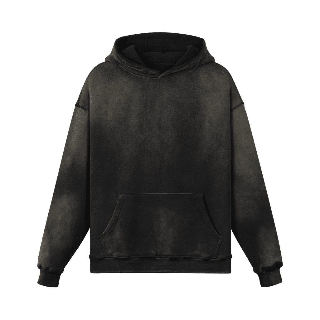 Custom Printed Vintage Acid Wash Hoodie Merchlist Add Your Design or Logo to Custom Faded Acid Wash Vintage Hoodie_Front
