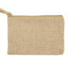 Custom Printed Natural Jute Zipper Pouch for Organizing Storage Merchlist Add Your Design or Logo to Custom Pouch 1