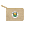 Custom Printed Natural Jute Zipper Pouch for Organizing Storage Merchlist Add Your Design or Logo to Custom Pouch 5