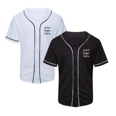 1.0 Main Custom Printed Baseball Jersey Shirt Merchlist Add Your Design or Logo to Custom Baseball Jersey