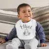 Custom Printed Baby Bibs Merchlist Add Your Design to Children Baby Toddler Bibs 3