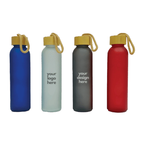 1. Main Custom Printed CRYO Frosted Glass Bottle