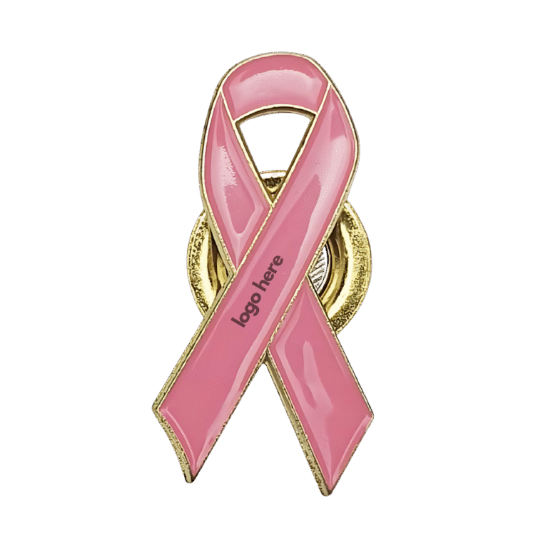 Custom Breast Cancer Awareness Pin Badge - Merchlist
