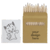 1.0 Main Custom Printed DoodleBox Coloring Set Merchlist Add Your Design or Logo to Custom booklet