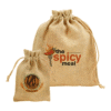 Custom Printed Jute Drawstring Pouch Merchlist Add Your Design or Logo to Custom Pouch 9