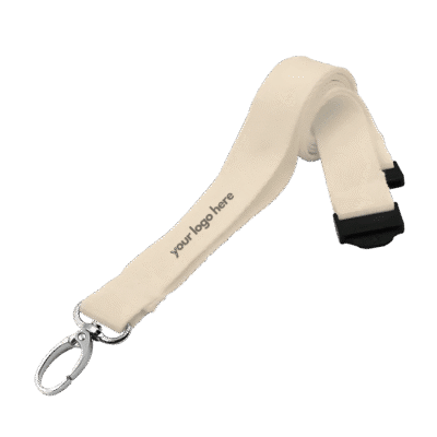 1.0 Main Custom Printed Eco-Friendly Cotton Lanyards Merchlist Add Your Design or Logo to Custom Cotton Lanyards