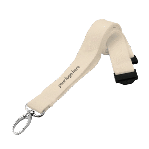 1.0 Main Custom Printed Eco-Friendly Cotton Lanyards Merchlist Add Your Design or Logo to Custom Cotton Lanyards