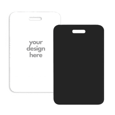 1.0 Main Custom Printed Plastic ID Badge Merchlist Add Your Design or Logo to Custom ID Badge
