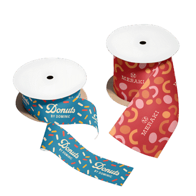 1.0 Main Custom Printed Ribbons Merchlist Add Your Design or Logo to Custom Ribbons