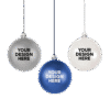1.0 Main Custom Printed Shatterproof Ball Ornament Merchlist Add Your Design or Logo to Custom Ornament