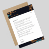 Custom Printed A4 Letterhead Merchlist Add Your Design or Logo to Custom A4 Office Letterhead 9