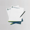 Custom Printed Letterhead Merchlist Add Your Design or Logo to Custom Letterhead 1