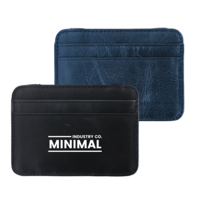 1. Main Custom Branded Magic Leather Card Holder Merchlist Add Your Name or Logo to Custom Leather Card Holder Wallet