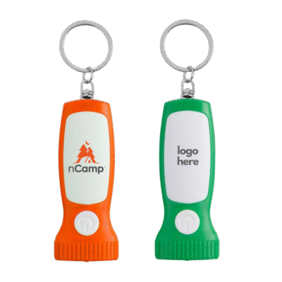 1. Main Custom Printed Flashlight Keychain Merchlist Add Your Design or Logo to Custom Flashlight Keychain
