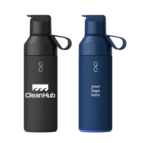 1. Main Custom Printed IMPACT Ocean Bottle Merchlist Add Your Logo to Ecofriendly Bottle Save The Environment