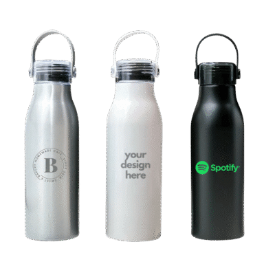 1. Main Custom Branded Rivox Aluminum Bottle Merchlist Print Your Design or Logo on Custom Affordable Bottle