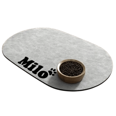 1. Main Custom Printed Pet Feeding Mat Merchlist Print Your Pets Name on Feeding Mat