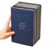 1. Main Customa Printed Soft Leather A5 Notebook Merchlist Print Your Logo on A5 Notebook