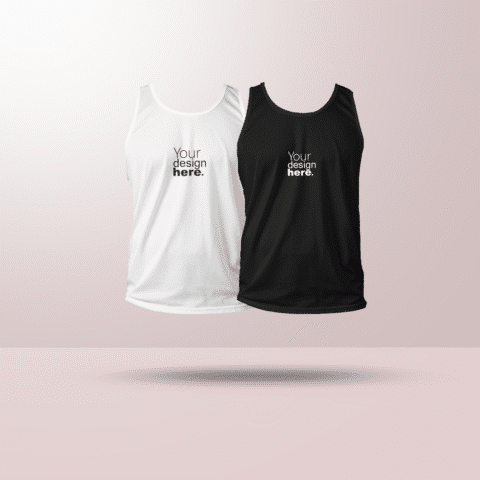1.0 Main Custom Printed Activewear Tank Top Merchlist Add Your Design or Logo to Custom Activewear Tank Top