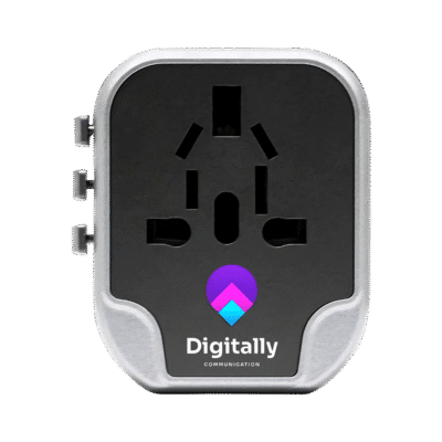 1.0 Main Custom Printed Specta Universal Travel Adapter Merchlist Add Your Design or Logo to Custom Specta Universal Travel Adapter
