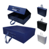 Custom Printed Foldable Gift Box with Magnetic Flap & Ribbon Handle Merchlist Add Your Design or Logo to Custom Foldable Gift Box 9