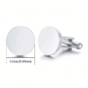 Custom Printed Round Cufflinks Merchlist Add Your Design or Logo to Custom Round Cufflinks 11