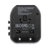 Custom Printed Specta Universal Travel Adapter Merchlist Add Your Design or Logo to Custom Specta Universal Travel Adapter 4