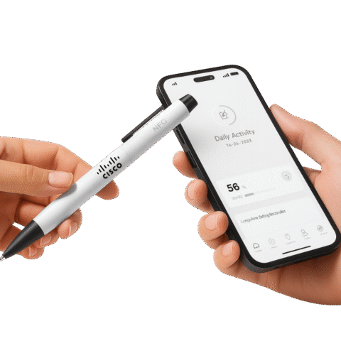 1. Main Custom Branded Futuristic NFC Pen Merchlist Print Your Company Logo on NFC Pen