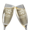 1. Main Custom Engraved Champagne Flute Glass (Set of 2) Merchlist Add Your Name Logo or Occassion to Custom Champagne Glass