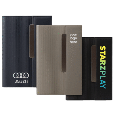 1. Main Custom Printed A5 Flap Notebook Merchlist Print Your Logo on Custom A5 Notebook Executive Gift