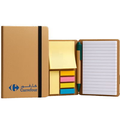 1. Main Custom Printed A6 Craft Notebook & Pen Set Merchlist Print Your Logo on A6 Notebook
