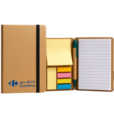 1. Main Custom Printed A6 Craft Notebook & Pen Set Merchlist Print Your Logo on A6 Notebook