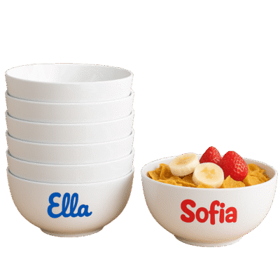 1. Main Custom Printed Ceramic Bowls Merchlist Print Your Logo on Custom Ceramic Porcelain Fruit Cereal Soup Salad Bowls