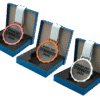 1. Main Custom Printed Glass & Metal Medal Merchlist Personalized Gold Silver and Bronze Medals