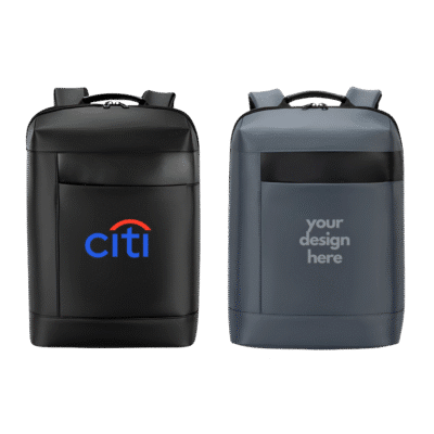 1. Main Custom Printed Ranger Water Resistant Premium Backpack Merchlist Add Your Company Logo or Design to Custom Business Backpack