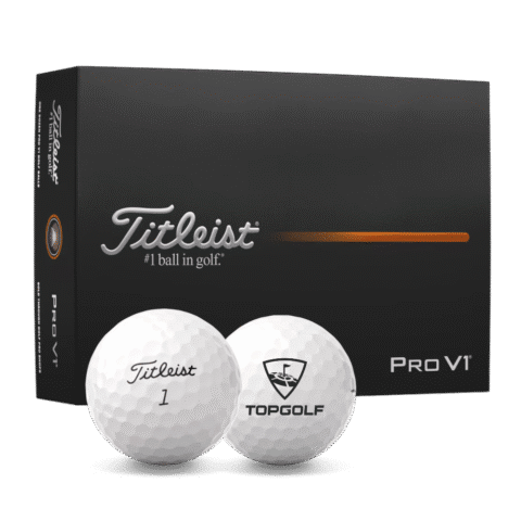 1. Main Custom Printed Titleist Pro V1 Golf Balls Merchlist Personalised Golf Balls with Logo or Name