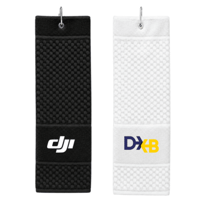 1.0 Main Custom Golf Towel with Carabiner Clip Add Your Design or Logo to Custom Golf Towel with Carabiner Clip.