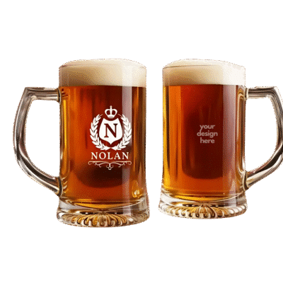 1.0 Main Custom Printed Beer Mug Merchlist Add Your Design or Logo to Custom Beer Mug