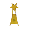1.0 Main Custom Printed Blitz Gold Award Add Your Design or Logo to Custom Blitz Gold Award