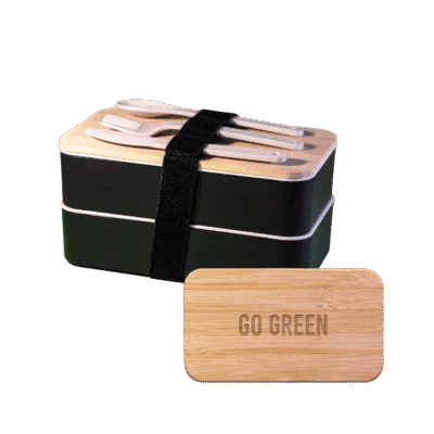 1.0 Main Custom Printed Double Decker Lunchbox Add Your Design or Logo to Custom Double Decker Lunchbox